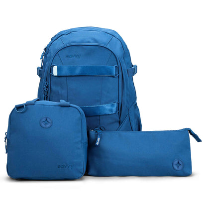 Navy Backpack Combo - Explorer Savvy 3 piece